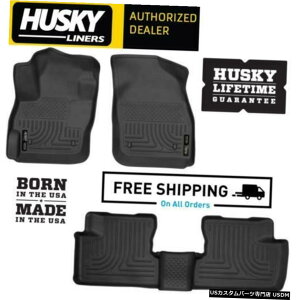 Floor Mat nXL[Ci[WeatherBeatertA}bg2010-2013}c_3nb`obNZ_ɓK Husky Liners WeatherBeater Floor Mats Fits 2010-2013 Mazda 3 Hatchback Sedan