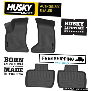 Floor Mat nXL[Ci[WeatherBeatertA}bg11-19NCX[300AWD`[W[AWDɓK Husky Liners WeatherBeater Floor Mats Fits 11-19 Chrysler 300 AWD Charger AWD