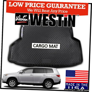 Floor Mat EFXeBJ[StACi[}bg2008-2013g^nC_[ubNɓK Westin Cargo Floor Liner Mat fits 2008-2013 Toyota Highlander BLACK