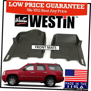 Floor Mat EFXeBVAtBbgtg1ڃtA}bgtBbg2007-2014GMC[RubN Westin Sure-Fit Front 1st Row Floor Mats fit 2007-2014 GMC Yukon BLACK