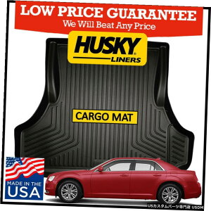 Floor Mat nXL[Ci[EFU[r[^[AJ[StA}bg2011-2019NCX[300RWDɓK Husky Liners Weatherbeater Rear Cargo Floor Mat fits 2011-2019 Chrysler 300 RWD