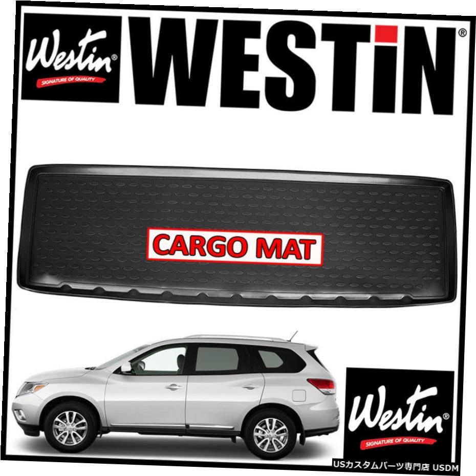 Floor Mat ウェスティンプロファイルカーゴフロアマットライナーは2014-2018日産パスファインダーブラックに適合 Westin Profile Cargo Floor Mat Liner fits 2014-2018 Nissan Pathfinder BLACK その他