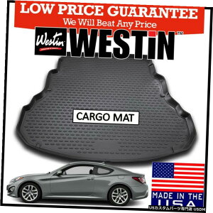 Floor Mat EFXeBJ[StACi[}bg2010-2016q_CWFlVXN[yubNɓK Westin Cargo Floor Liner Mat fits 2010-2016 Hyundai Genesis Coupe BLACK