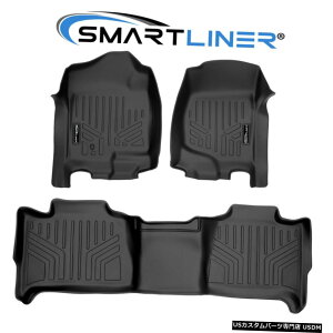 Floor Mat SMARTLINERJX^tBbgtA}bgZbgubN^z/[R/To[o/[RXL SMARTLINER Custom Fit Floor Mats Set Black For Tahoe/Yukon/Suburban/Yukon XL