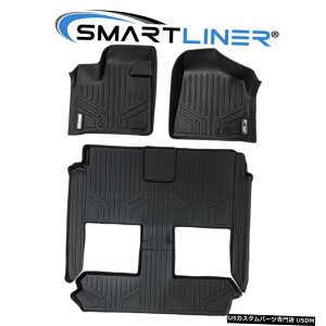 Floor Mat SMARTLINERtA}bgCi[Zbg2008-2020OhLo/ƍ SMARTLINER Floor Mats Liner Set For 2008-2020 Grand Caravan / Town and Country