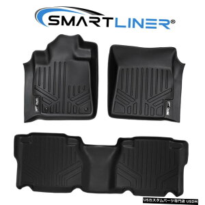 Floor Mat SMARTLINERJX^tBbgubNtA}bgZbg2007-2011g^^hN[}bNX SMARTLINER Custom Fit Black Floor Mat Set For 2007-2011 Toyota Tundra CrewMax