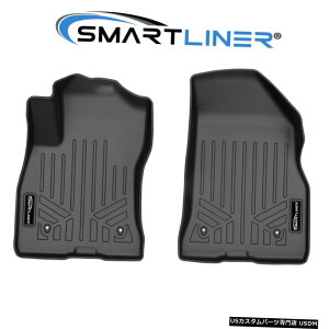 Floor Mat SMARTLINER�t���A�}�b�g1��ڃ��C�i�[�u���b�N2015-2021�����v���}�X�^�[�V�e�B SMARTLINER Floor Mats 1st Row Liners Black for 2015-2021 Ram ProMaster City �y���s�A���i�z