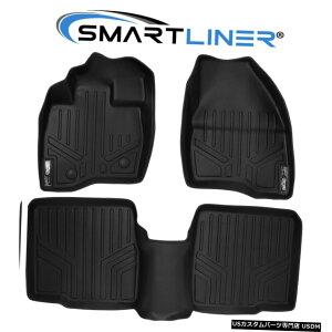 Floor Mat 2015-2016�t�H�[�h�G�N�X�v���[���[�pSMARTLINER�t���A�}�b�g�Z�b�g2��ڃZ���^�[�R���\�[���Ȃ� SMARTLINER Floor Mat Set For 2015-2016 Ford Explorer No 2nd Row Center Console �y���s�A���i�z
