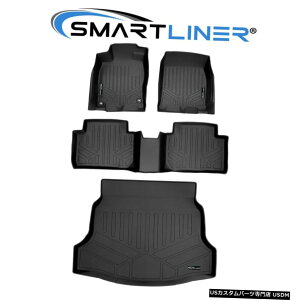 Floor Mat �V�r�b�N�n�b�`�o�b�N2017-2021�pSMARTLINER�t���A�}�b�g�ƃJ�[�S���C�i�[�g�����N�Z�b�g SMARTLINER Floor Mat And Cargo Liner Trunk Set For Civic Hatchback 2017-2021 �y���s�A���i�z