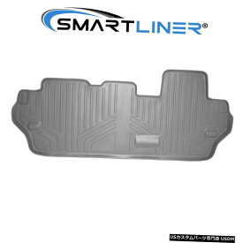 Floor Mat SMARTLINER 3列目グレーフロアマットライナー2011-20用（8人乗り）トヨタシエナ SMARTLINER 3rd Row Gray Floor Mat Liner For 2011-20 (8 Passenger) Toyota Sienna