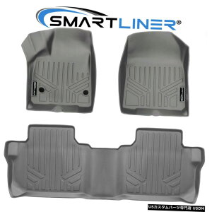 Floor Mat SMARTLINER�J�X�^���t�B�b�g�t���A�}�b�g���C�i�[�O���[�Z�b�g2019-2020�V�{���[�u���C�U�[ SMARTLINER Custom Fit Floor Mats Liner Grey Set for 2019-2020 Chevrolet Blazer �y���s�A���i�z