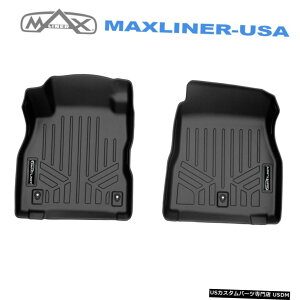 Floor Mat SMARTLINER�J�X�^���t���A�}�b�g1��ڃ��C�i�[�u���b�N2018-2020���Y�L�b�N�X SMARTLINER Custom Floor Mats 1st Row Liners Black for 2018-2020 Nissan Kicks