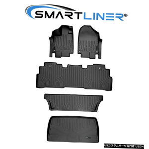 Floor Mat SMARTLINERJX^tBbgtA}bgCi[Zbg2018-2021z_IfbZC SMARTLINER Custom Fit Floor Mat Liner Set For 2018-2021 Honda Odyssey
