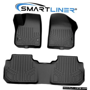 Floor Mat SMARTLINERJX^tBbg2ubNtA}bgZbg2017-2021LfbNXT5 SMARTLINER Custom Fit 2 Row Black Floor Mat Set For 2017-2021 Cadillac XT5