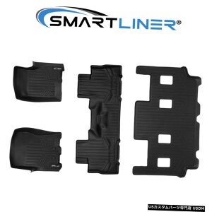 Floor Mat SMARTLINER11-17�t�H�[�h�G�N�X�y�f�B�V����EL /�����J�[���i�r�Q�[�^�[L�p3��t���A�}�b�g SMARTLINER 3 Row Floor Mats For 11-17 Ford Expedition EL / Lincoln Navigator L �y���s�A���i�z