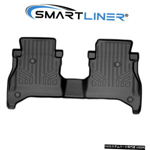 Floor Mat SMARTLINER 2020�O���f�B�G�[�^�[�p2��ڃt���A�}�b�g�A���b�N�s�̃��A�X�g���[�W�t�� SMARTLINER 2nd Row Floor Mats for 2020 Gladiator w/ Non-Lockable Rear Storage �y���s�A���i�z