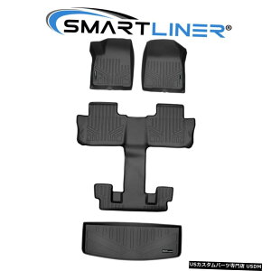 Floor Mat SMARTLINERJX^tBbgtA}bgZbg2017-2021GMCAJfBAoPbgV[gt SMARTLINER Custom Fit Floor Mat Set For 2017-2021 GMC Acadia with Bucket Seats