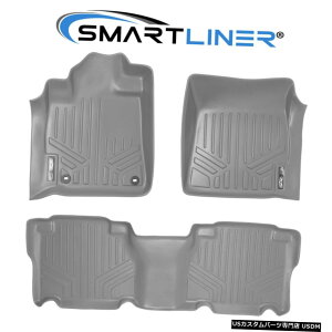 Floor Mat SMARTLINERJX^tBbgO[tA}bgZbg2012-2013g^^hN[}bNX SMARTLINER Custom Fit Gray Floor Mat Set For 2012-2013 Toyota Tundra CrewMax