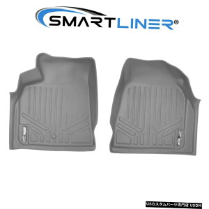 Floor Mat SMARTLINER�J�X�^���t���A�}�b�g���C�i�[1��ڃO���[�g���o�[�X/�G���N���[�u/�A�J�f�B�A SMARTLINER Custom Floor Mats Liners 1st Row Grey For Traverse/Enclave/Acadia �y���s�A���i�z