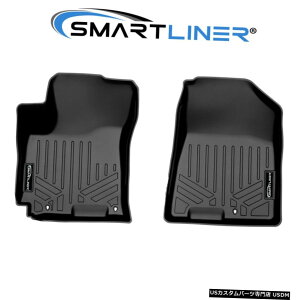 Floor Mat SMARTLINERJX^tBbg1ڃtA}bgubNCi[2020-2021q_C SMARTLINER Custom Fit 1st Row Floor Mat Black Liners for 2020-2021 Hyundai Venue