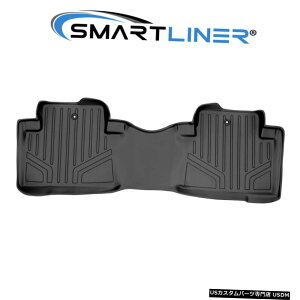 Floor Mat SMARTLINER�J�X�^���t�B�b�g2��ڃu���b�N�t���A�}�b�g���C�i�[2009-2015�z���_�p�C���b�g SMARTLINER Custom Fit 2nd Row Black Floor Mat Liner For 2009-2015 Honda Pilot �y���s�A���i�z
