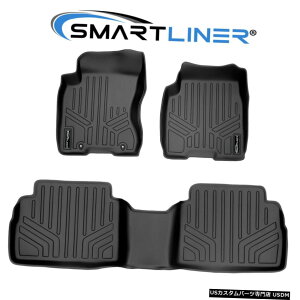 Floor Mat SMARTLINER�J�X�^���t���A�}�b�g���C�i�[�Z�b�g���[�O08-13 /���[�O�Z���N�g14-15 SMARTLINER Custom Floor Mats Liner Set Black For Rogue 08-13/Rogue Select 14-15 �y���s�A���i�z
