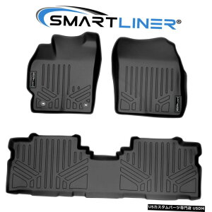 Floor Mat 2012-2017g^vEXVpSMARTLINERtA}bgiNVbN܂CfȂj SMARTLINER Floor Mats For 2012-2017 Toyota Prius V (No Classic or C Models)