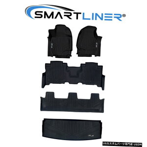Floor Mat SMARTLINERtA}bg-18-21GNXyfBV/irQ[^[pJ[SCi[ohubN SMARTLINER Floor Mats - Cargo Liner Bundle Black for 18-21 Expedition/Navigator
