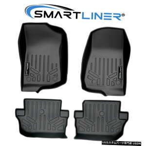 Floor Mat 18-21�W�[�v�����O���[2�h�A���f���pSMARTLINER�t���A�}�b�gJL�V�����{�f�B�X�^�C�� SMARTLINER Floor Mats For 18-21 Jeep Wrangler 2-Door Models JL New Body Style �y���s�A���i�z