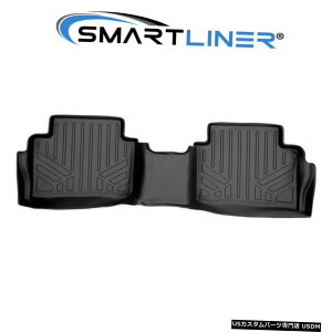 Floor Mat SMARTLINERtA}bg2ڃubN2018-2021for Hyundai Kona-dCȂ SMARTLINER Floor Mats 2nd Row Black 2018-2021 for Hyundai Kona - No Electric