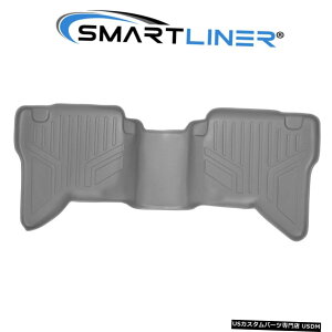 Floor Mat SMARTLINER�I�[���E�F�U�[�J�X�^���t���A�}�b�g���C�i�[�t�H�[�`���i�[2��ځi�O���[�j SMARTLINER All Weather Custom Floor Mats Liner Second Row For Fortuner (Grey) �y���s�A���i�z