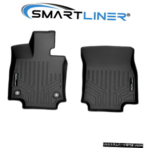 Floor Mat SMARTLINER�J�X�^���t���A�}�b�g1��ڃ��C�i�[�u���b�N2019-2021�g���^RAV4 SMARTLINER Custom Floor Mats 1st Row Liners Black for 2019-2021 Toyota RAV4