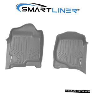 Floor Mat SMARTLINER�t���A�}�b�g�O���[�V���o���[�h/�V�G��/�T�o�[�o��/���[�R��XL /�^�z/���[�R�� SMARTLINER Floor Mats Grey For Silverado/Sierra/Suburban/Yukon XL/Tahoe/Yukon �y���s�A���i�z