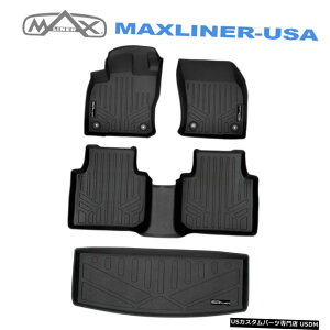 Floor Mat SMARTLINERtA}bg22018-2019eBOA7qpJ[SCi[Zbg SMARTLINER Floor Mats 2 Rows  Cargo Liner Set for 2018-2019 Tiguan 7 Passenger
