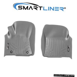 Floor Mat SMARTLINER�n�C���b�N�X���{2015-2018�t�����g���[�O���[�p�S�V��^�t���A�}�b�g SMARTLINER All Weather Floor Mats For Hilux Revo 2015-2018 Front Row Grey �y���s�A���i�z