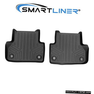 Floor Mat SMARTLINER�t���A�}�b�g2��ڃu���b�N2018-2021�A�E�f�BA5 / S5�Z�_���܂��̓X�|�[�c�o�b�N SMARTLINER Floor Mats 2nd Row Black For 2018-2021 Audi A5/S5 Sedan or Sportback �y���s�A���i�z