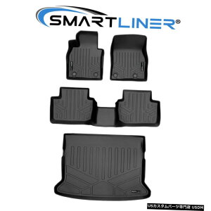 Floor Mat SMARTLINER2tA}bg2ڂ̌̃J[SCi[20-21}c_CX-30 SMARTLINER 2 Row Floor Mats  Cargo Liner Behind 2nd Row for 20-21 Mazda CX-30