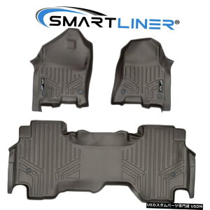 Floor Mat SMARTLINERtA}bg2񃉃Ci[ZbgRRA19-20201500NbhLu SMARTLINER Floor Mats 2 Row Liner Set Cocoa for 19-2020 Ram 1500 Quad Cab