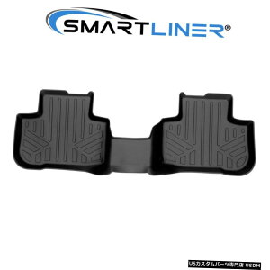Floor Mat SMARTLINERtA}bgCi[2ڃubN2018-2021BMW X3 / 2019-21 BMW X4 SMARTLINER Floor Mats Liner 2nd Row Black for 2018-2021 BMW X3 / 2019-21 BMW X4
