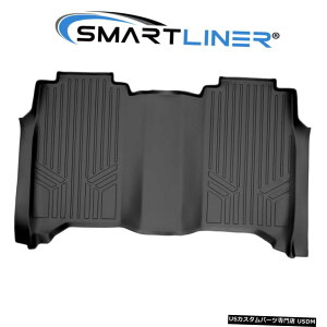 Floor Mat SMARTLINER�t���A�}�b�g2���17-21�^�C�^��/ 16-21�^�C�^��XD�N���[�L���u�x���`�V�[�g SMARTLINER Floor Mats 2nd Row for 17-21 Titan/16-21 Titan XD Crew Cab Bench Seat