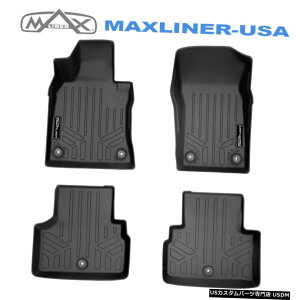 Floor Mat SMARTLINERJX^tBbgtA}bg2񃉃Ci[ZbgubN2018-21CtBjeBQ50 SMARTLINER Custom Fit Floor Mats 2 Row Liner Set Black for 2018-21 Infiniti Q50