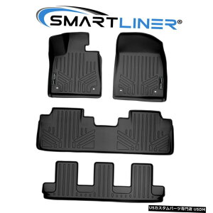 Floor Mat SMARTLINERtA}bgCi[3ZbgubN2018-2020NTXRX350L / RX450hL SMARTLINER Floor Mats Liner 3 Row Set Black For 2018-2020 Lexus RX350L / RX450hL