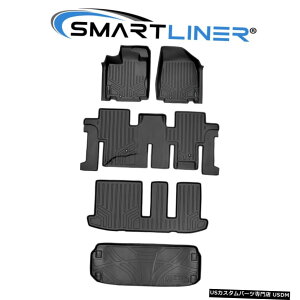 Floor Mat �S�V��^�t���A�}�b�g�J�[�S���C�i�[�u���b�N�Z�b�g13-19�p�X�t�@�C���_�[/ JX35 / QX60 All Weather Floor Mats Cargo Liner Black Set For 13-19 Pathfinder / JX35 / QX60 �y���s�A���i�z