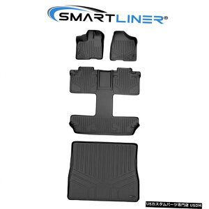 Floor Mat 2011-2012VGi7V[gptA}bgZbgi3jƃJ[SCi[ubN Floor Mats Set (3 Rows) And Cargo Liner Black For 2011-2012 Sienna 7 Seats