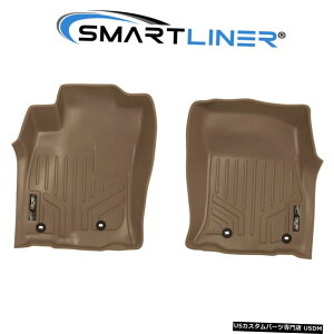 Floor Mat SMARTLINER1��ڃ^���t���A�}�b�g13-21�g���^4�����i�[/ 14-21���N�T�XGX460 SMARTLINER 1st Row Tan Floor Mats For 13-21 Toyota 4Runner/14-21 Lexus GX460 �y���s�A���i�z