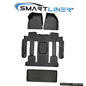 Floor Mat SMARTLINERtA}bgZbgJ[SCi[ubN07-08AJfBAoPbgV[gt SMARTLINER Floor Mats Set Cargo Liner Black For 07-08 Acadia W/ Bucket Seats