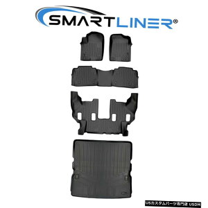 Floor Mat SMARTLINER�t���A�}�b�g3��Z�b�g/�A���}�_/ QX56 / QX80�o�P�b�g�V�[�g�p�J�[�S���C�i�[ SMARTLINER Floor Mats 3 Row Set/cargo liner For Armada/QX56/QX80 Bucket Seats