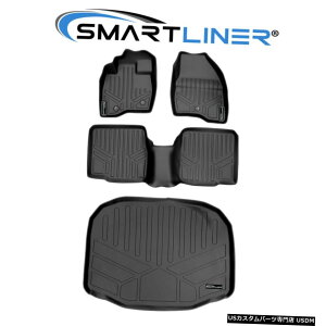 Floor Mat SMARTLINERtA}bgZbg11-14tH[hGNXv[[i2ڂɃZ^[R\[Ȃj SMARTLINER Floor Mats Set For 11-14 Ford Explorer (no Center Console on 2nd Row)
