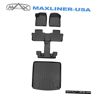 Floor Mat SMARTLINER 3tA}bg20-21LfbNXT6 2oPbgV[gpJ[S SMARTLINER 3 Row FloorMats  Cargo for 20-21 Cadillac XT6 2nd Row Bucket Seats