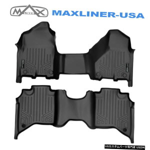 Floor Mat SMARTLINERtA}bgZbg2019-202500/3500N[Lu1ڃx`V[g SMARTLINER Floor Mats Set for 2019-20 Ram 2500/3500 Crew Cab 1st Row Bench Seat